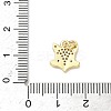 Brass Micro Pave Cubic Zirconia Charms ZIRC-I356-15G-01-3