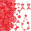 182Pcs 100G Transparent Acrylic Beads OACR-TA0003-66D-4