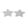 Non-Tarnish 304 Stainless Steel Connector Charms STAS-C066-07P-3