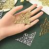 12Pcs 3 Colors Iron Filigree Joiner Links IFIN-YW0003-47-3