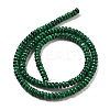 Synthetic Malachite Beads Strands G-K343-C15-01-3