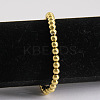 6MM Adjustable 304 Stainless Steel Round Beaded Stretch Bracelets for Women LS-UQ9222-1-3