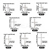 32Pcs 8 Styles Religion Themed Alloy Pendants FIND-TA0002-56-3