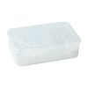 48Pcs 6 Styles Transparent Square Glass Cabochons GGLA-FS0001-06-6