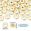 40Pcs Brass Spacer Beads KK-LP0001-13-2