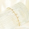 304 Stainless Steel Curb Chain Link Bracelets for Women BJEW-U023-06G-3