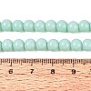 Opaque Solid Color Glass Beads Strands X-GLAA-T032-P6mm-21-2