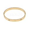 201 Stainless Steel with Rhinestone Bangles for Women X-BJEW-B138-04G-4