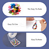 156Pcs 27 Style Spray Painted & Tibetan Style Alloy Beads FIND-TA0002-84-3