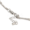 Rack Plating Brass Bib Necklaces for Women NJEW-C059-09G-05-3