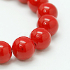 Natural Mashan Jade Round Beads Strands G-D263-14mm-XS31-1