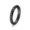 Rotatable Version Korean StyleRotatable Stainless Steel Finger Ring for Men's PW-WGAB2A4-31-1