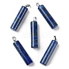 Natural Lapis Lazuli Dyed Pendants G-E603-02P-02-1