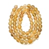 Natural Yellow Fluorite Beads Strands G-F799-B03-6mm-3