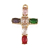 304 Stainless Steel Rhinestone Pendants STAS-P430-02G-02-1