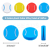 16Pcs 4 Colors Silicone Tennis Racquet Dampener AJEW-FH0004-59-2