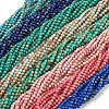 Synthetic Imperial Jasper Dyed Beads Strands G-D077-A01-02-1
