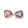 Dyed Synthetic Imperial Jasper Pendants G-P529-08G-03-2