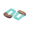Resin & Wood Pendants WOOD-F015-11C-2