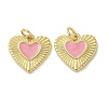 Rack Plating Brass Enamel Charms KK-K392-34G-03-1