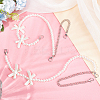 2Pcs Adjustable ABS Imitation Pearl Beaded Bag Straps DIY-AR0003-16C-5