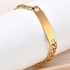 304 Stainless Steel ID Bracelets BJEW-Z178-13G-01-3