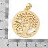 Rack Plating Brass Pendants KK-A224-02B-G-3