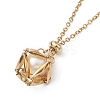 Ion Plating(IP) 304 Stainless Steel Macrame Pouch Empty Stone Holder for Pendant Necklaces Making NJEW-JN04441-01-5