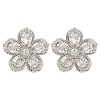 Cubic Zirconia Flower Stud Earrings EJEW-I304-16P-01-1