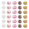 50Pcs 5 Colors Handmade Gold Sand Lampwork Beads Strands LAMP-TA0001-42-2