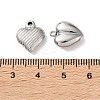 10Pcs 304 Stainless Steel Pendants STAS-P426-01P-3