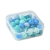 48Pcs 6 Styles DIY Food Grade Silicone & Polymer Clay Beads Jewelry Making Finding Kit DIY-FS0005-83B-6