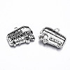 Tibetan Style Alloy Pendants TIBE-S323-030AS-RS-2