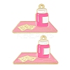 Medical Theme Alloy Enamel Pendants AL-CBA2919-03G-10B-1