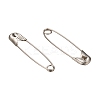 Platinum Plated Iron Safety Pins X-P1Y-N-2