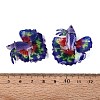 Acrylic Pendants BACR-T001-02E-3