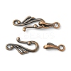 Tibetan Style Hook and Eye Clasps RLF1157Y-1