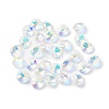 Electroplate Transparent Glass Beads EGLA-Z002-AB11-1