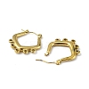 Ion Plating(IP) 304 Stainless Steel Hoop Earrings Finding LS-EJEW-I284-18G-2
