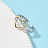 304 Stainless Steel Cuff Open Rings RJEW-Z121-02GP-04-3