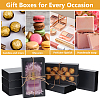 Cardboard Drawer Gift Storage Boxes with Clear Cover CON-WH0092-72C-02-6