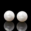 Eco-Friendly Plastic Imitation Shell Beads MACR-S292-18mm-01-2