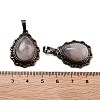 Natural Rose QuartzTeardrop Pendants G-K363-01R-17-3
