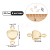 32Pcs 4 Colors Brass Links Connectors KK-AR0002-27-5