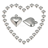 100Pcs 304 Stainless Steel Pendants STAS-SC0003-04-1