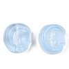 Transparent Spray Painted Glass Beads GLAA-N035-036-C11-3