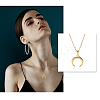DIY 304 Stainless Steel Pendant Necklace Making Kits DIY-UN0002-14G-6