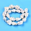 Natural Baroque Pearl Keshi Pearl Beads Strands PEAR-S019-05D-3