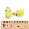 304 Stainless Steel Enamel Pendants STAS-D384-04D-G-3