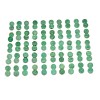 Electroplate Natural Druzy Crystal Cabochons G-L047-10mm-15-2